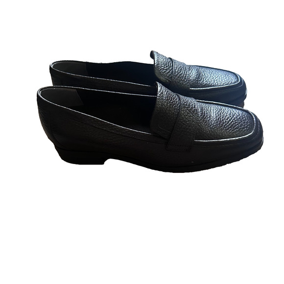 Vionic Sellah Black Pebbled Leather Loafers Women’s Sz8 Orthotic Support Comfort - Picture 4 of 8